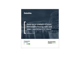 Deep sector analysis of future Sustainable Finance skills and talent requirements in Ireland