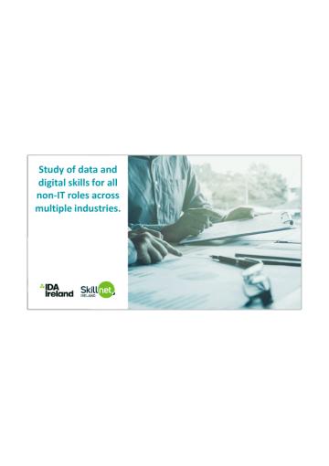 Study of data and digital skills for all non-IT roles across multiple industries