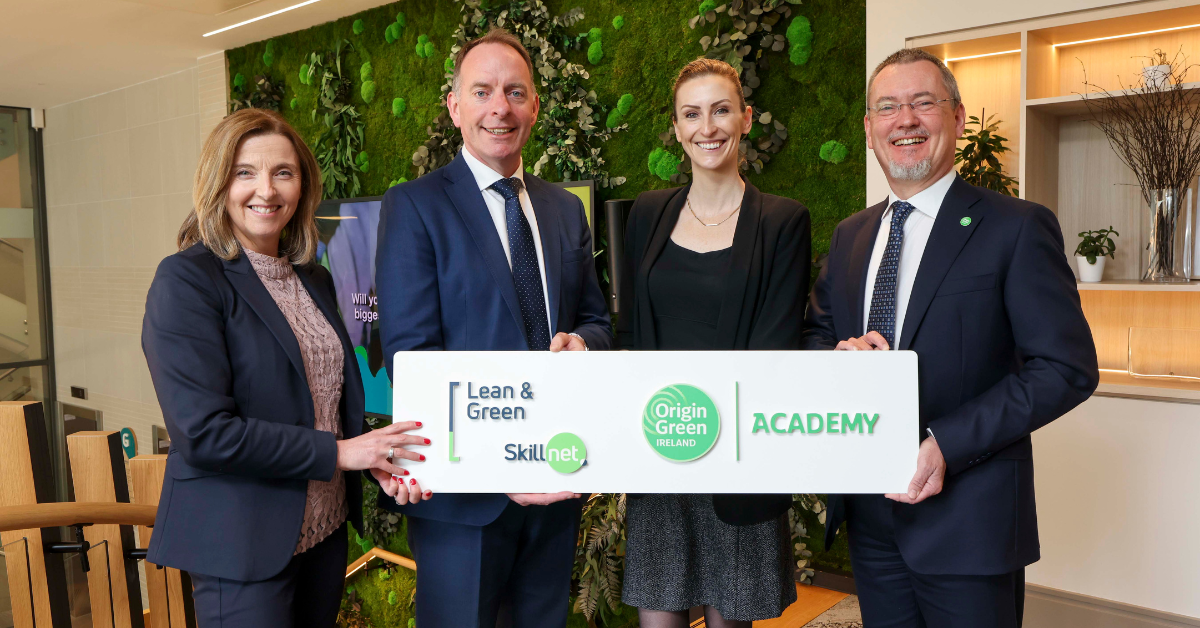 Bord Bia and Skillnet Ireland launch Origin Green Academy to develop sustainability skills and talent for the Irish food and drink industry